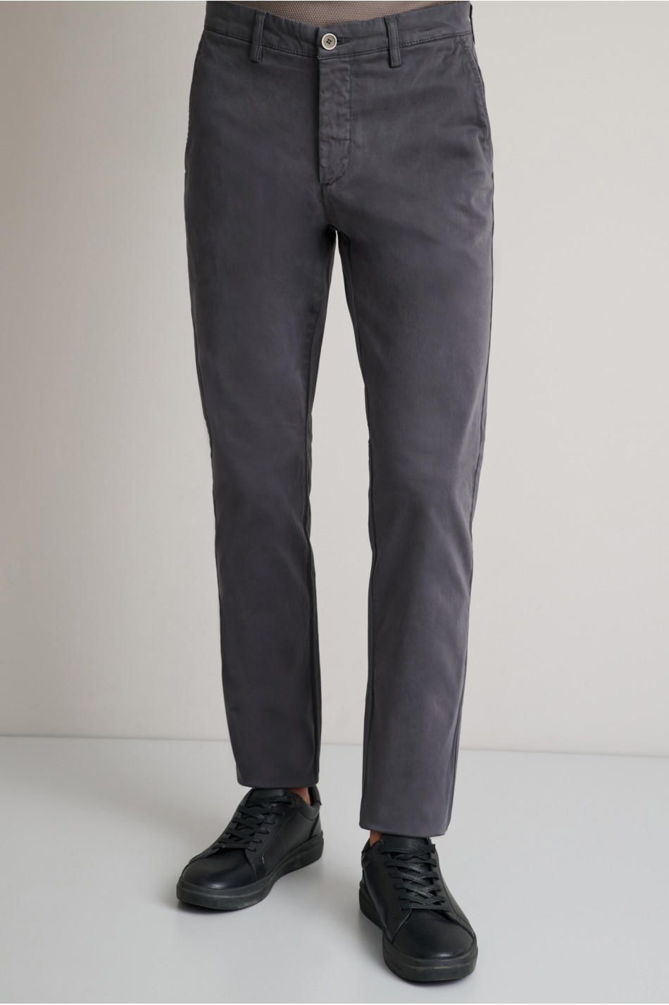 Cotton-mix chinos παντελόνι