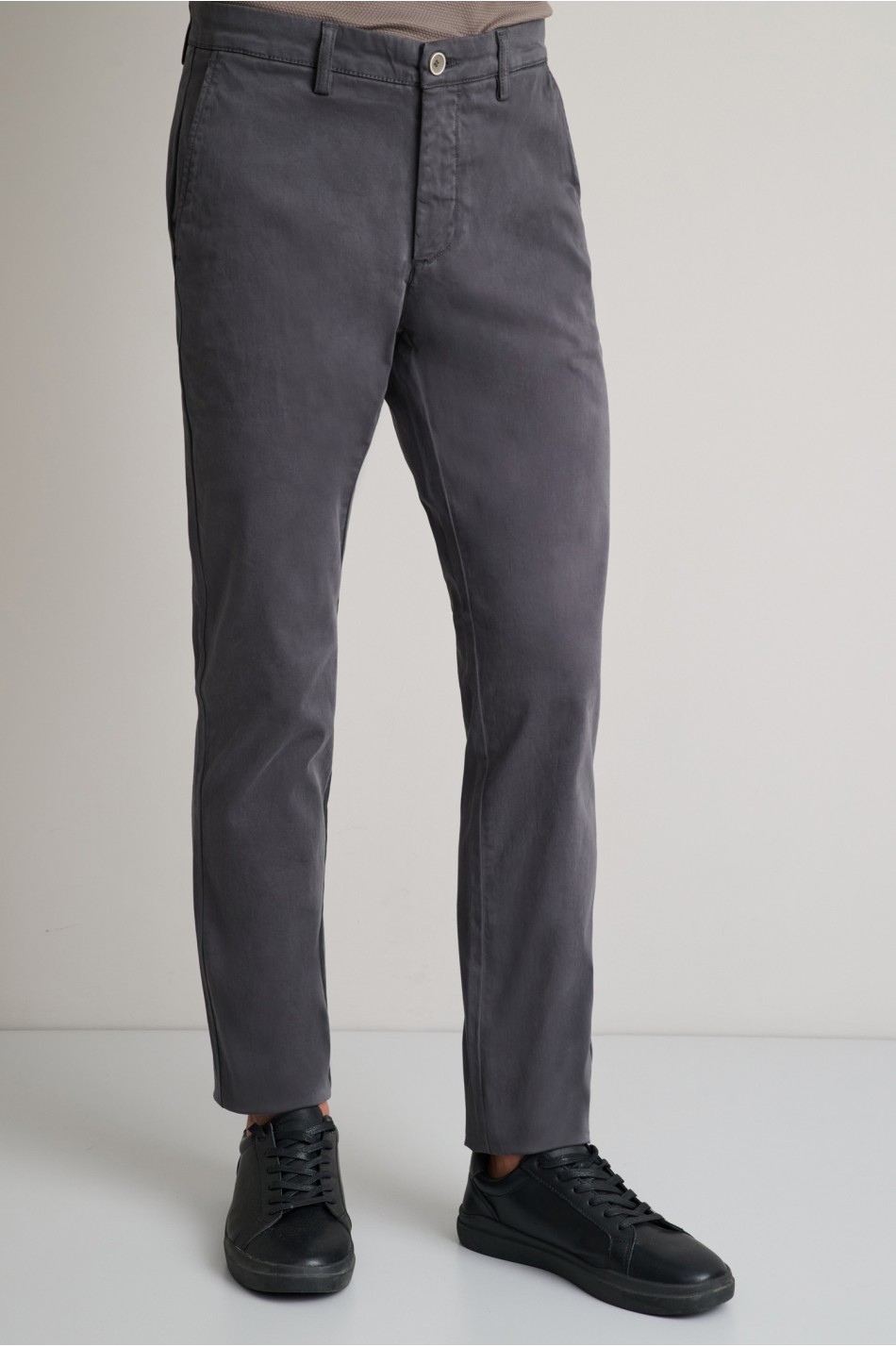 Cotton-mix chinos παντελόνι