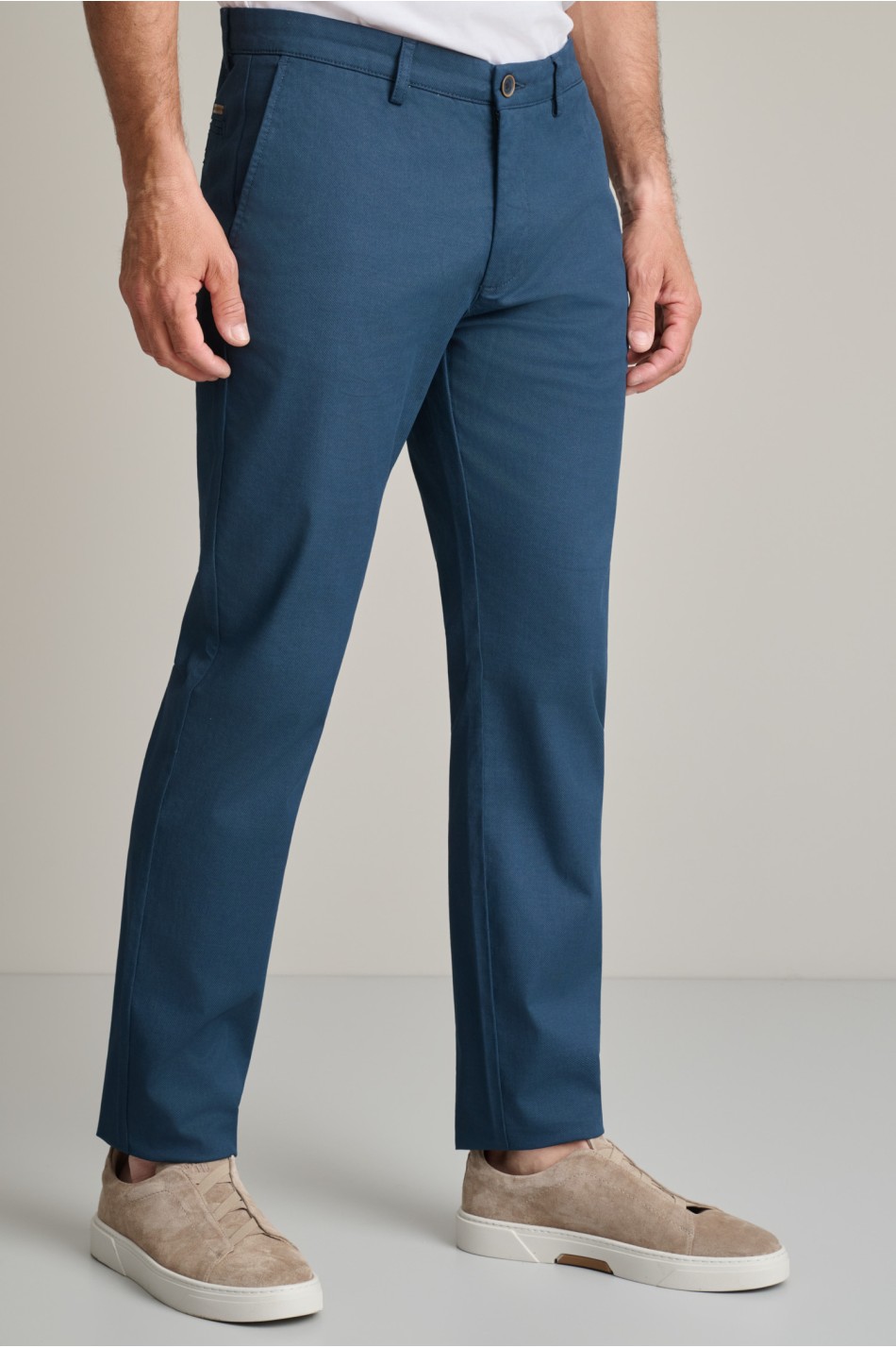 All over print chinos trousers