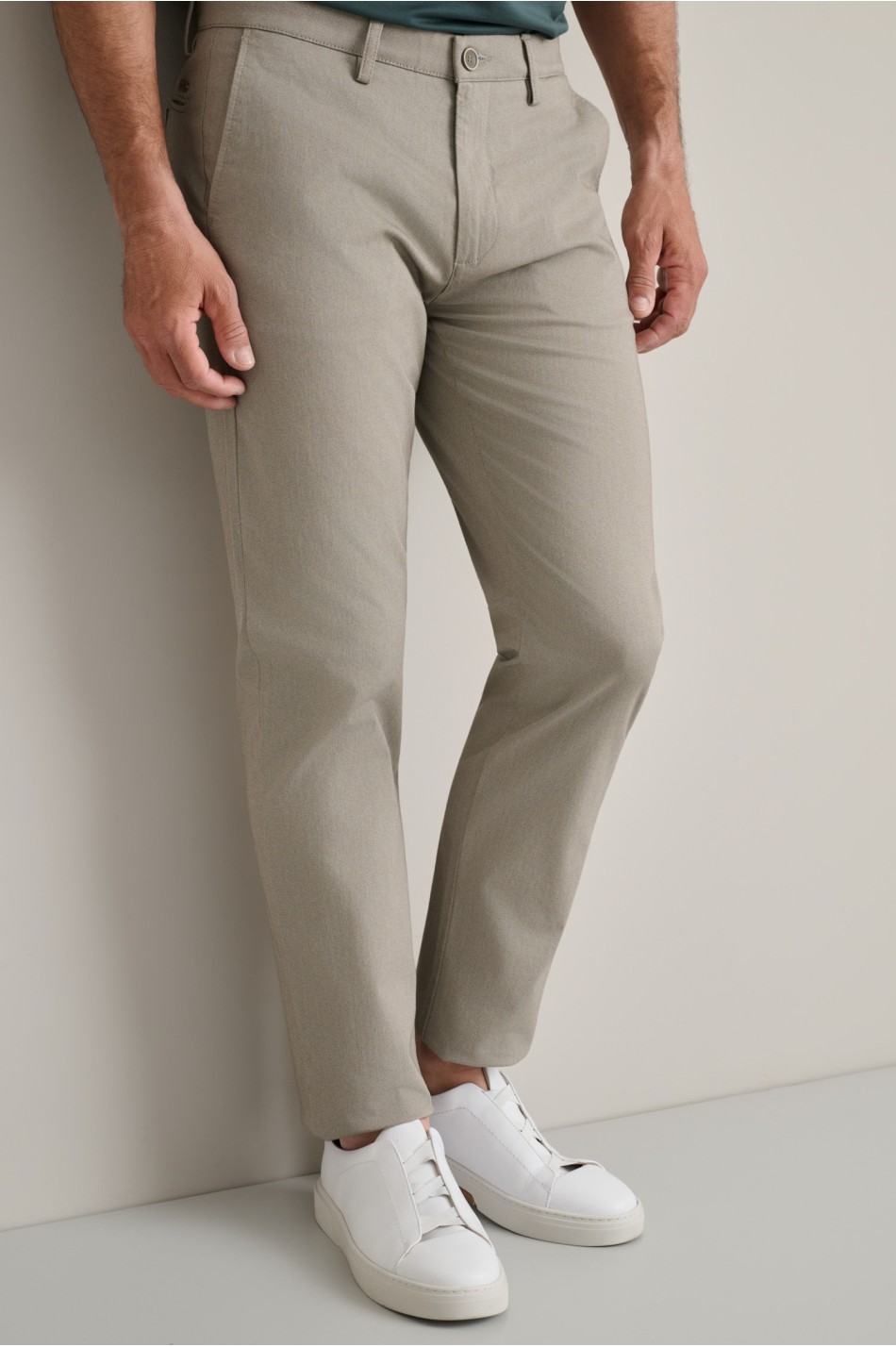All over print chinos trousers