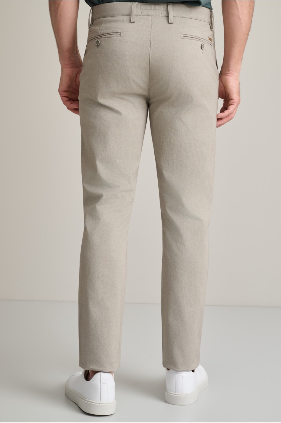 All over print chinos trousers