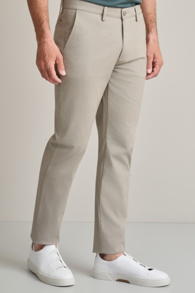 All over print chinos trousers