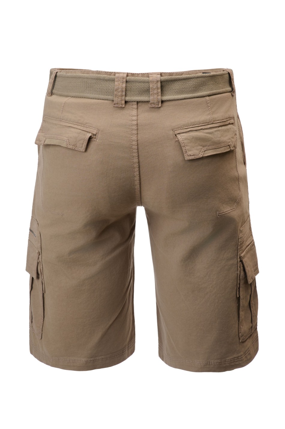 Cargo βερμούδα με matching ζώνη και λεπτομέρεια zip pocket