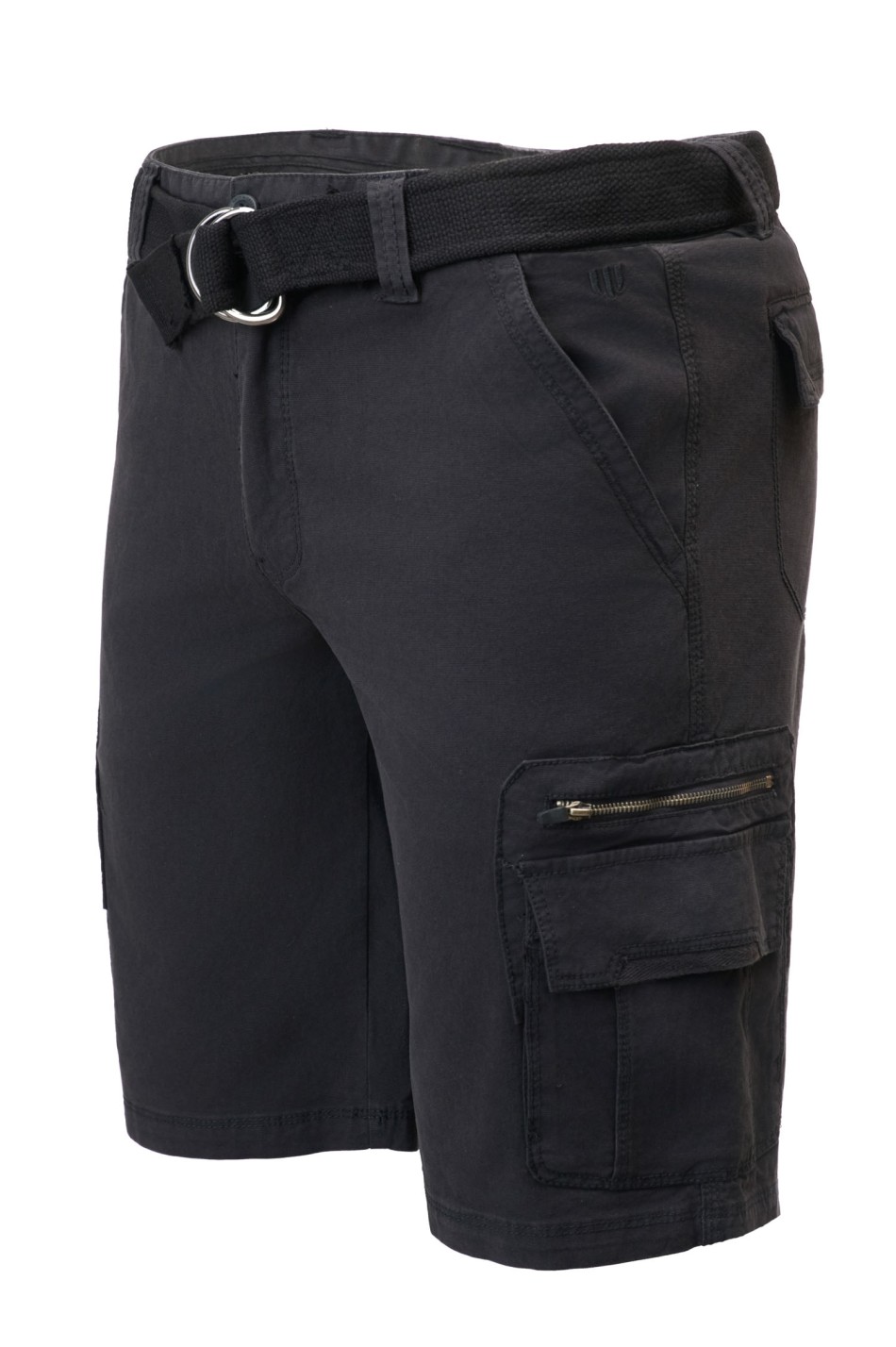 Cargo βερμούδα με matching ζώνη και λεπτομέρεια zip pocket