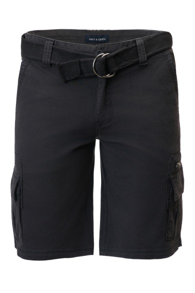 Cargo βερμούδα με matching ζώνη και λεπτομέρεια zip pocket Cargo βερμούδα με matching ζώνη και λεπτομέρεια zip pocket