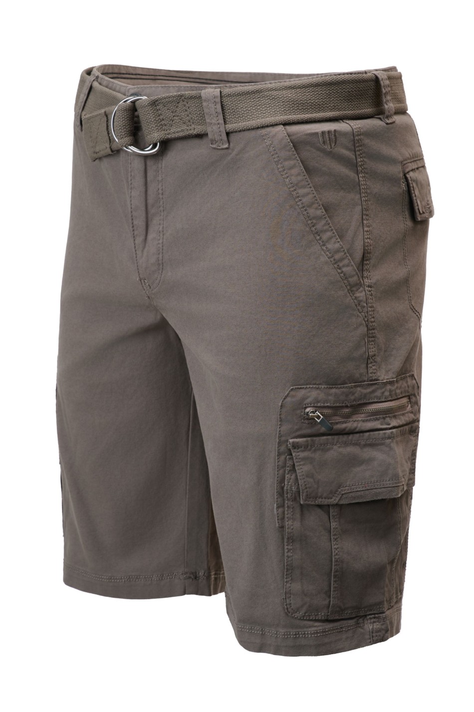 Cargo βερμούδα με matching ζώνη και λεπτομέρεια zip pocket