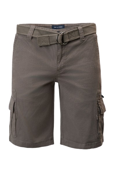 Cargo βερμούδα με matching ζώνη και λεπτομέρεια zip pocket Cargo βερμούδα με matching ζώνη και λεπτομέρεια zip pocket