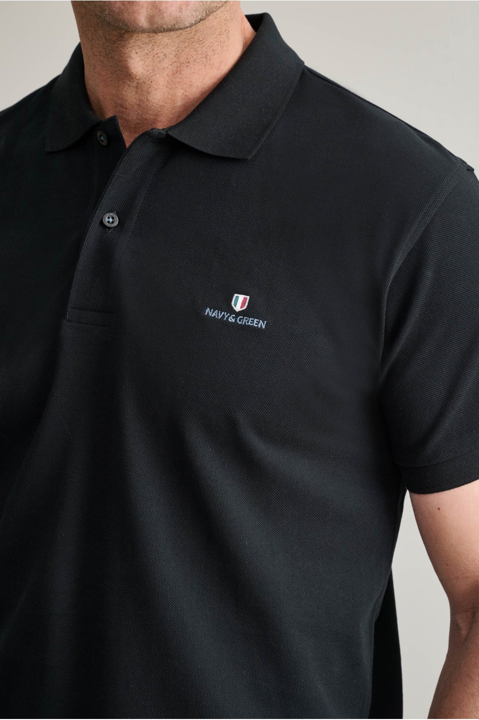 ΜΠΛΟΥΖΑΚΙ ΠΟΛΟ M/ΧΡΩΜΟ, CUSTOM FIT