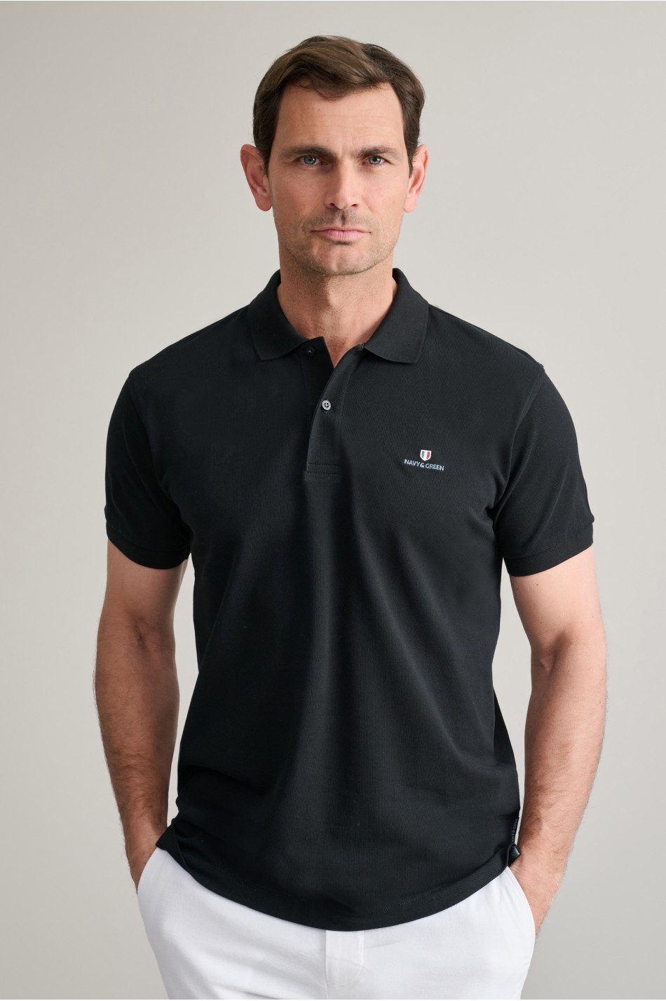 ΜΠΛΟΥΖΑΚΙ ΠΟΛΟ M/ΧΡΩΜΟ, CUSTOM FIT