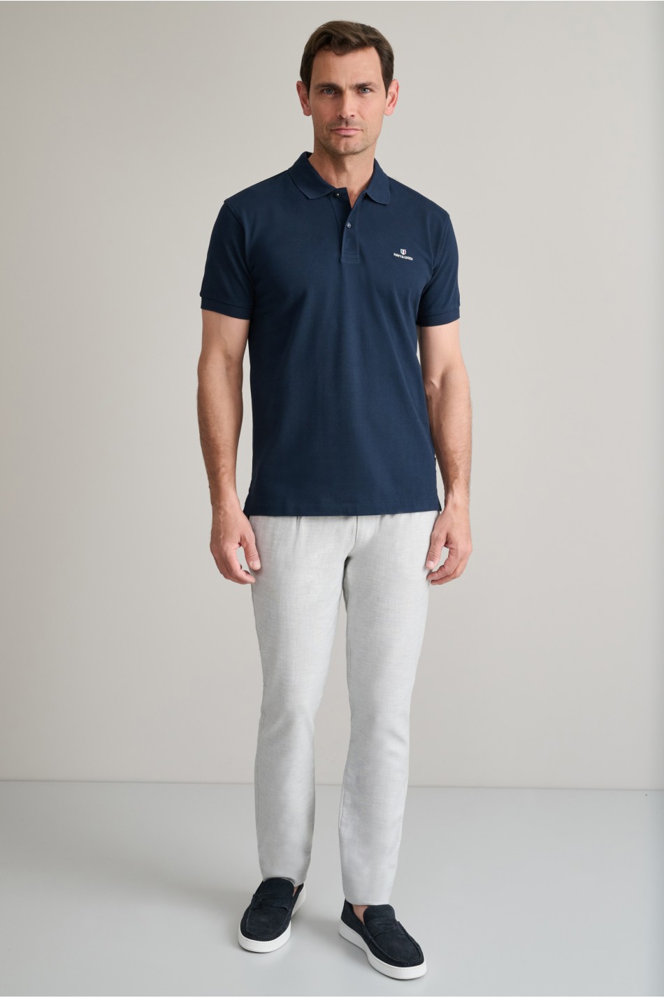 ΜΠΛΟΥΖΑΚΙ ΠΟΛΟ M/ΧΡΩΜΟ, CUSTOM FIT