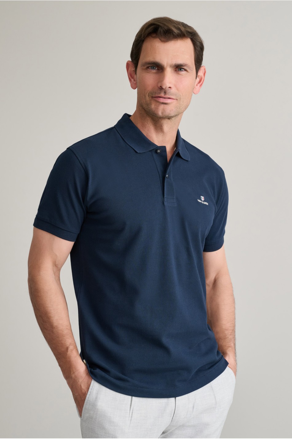 ΜΠΛΟΥΖΑΚΙ ΠΟΛΟ M/ΧΡΩΜΟ, CUSTOM FIT