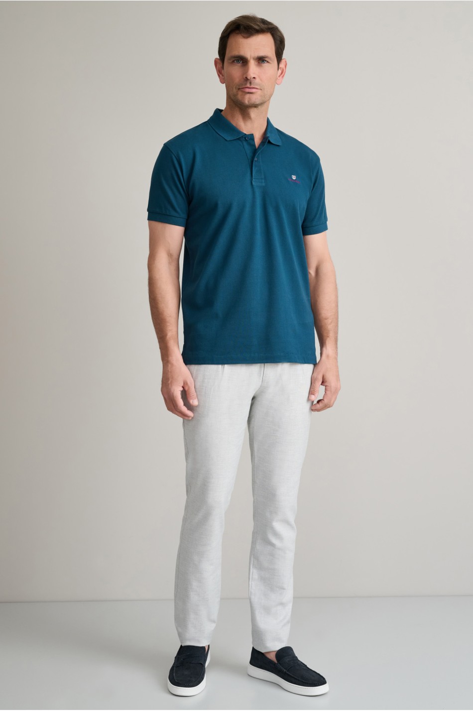 ΜΠΛΟΥΖΑΚΙ ΠΟΛΟ M/ΧΡΩΜΟ, CUSTOM FIT