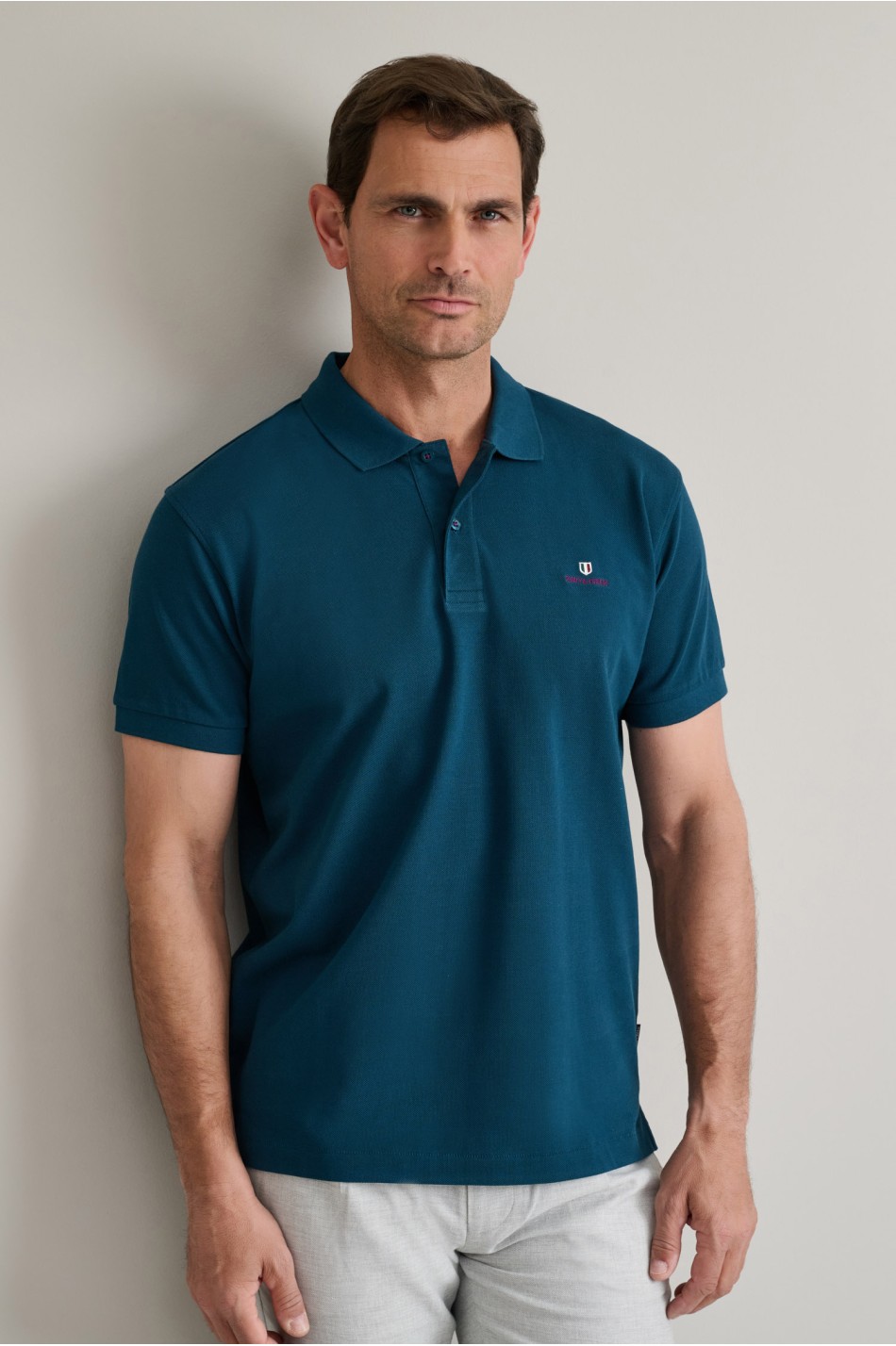 ΜΠΛΟΥΖΑΚΙ ΠΟΛΟ M/ΧΡΩΜΟ, CUSTOM FIT