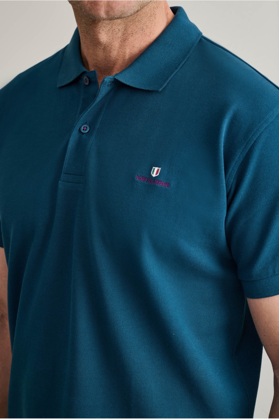 ΜΠΛΟΥΖΑΚΙ ΠΟΛΟ M/ΧΡΩΜΟ, CUSTOM FIT