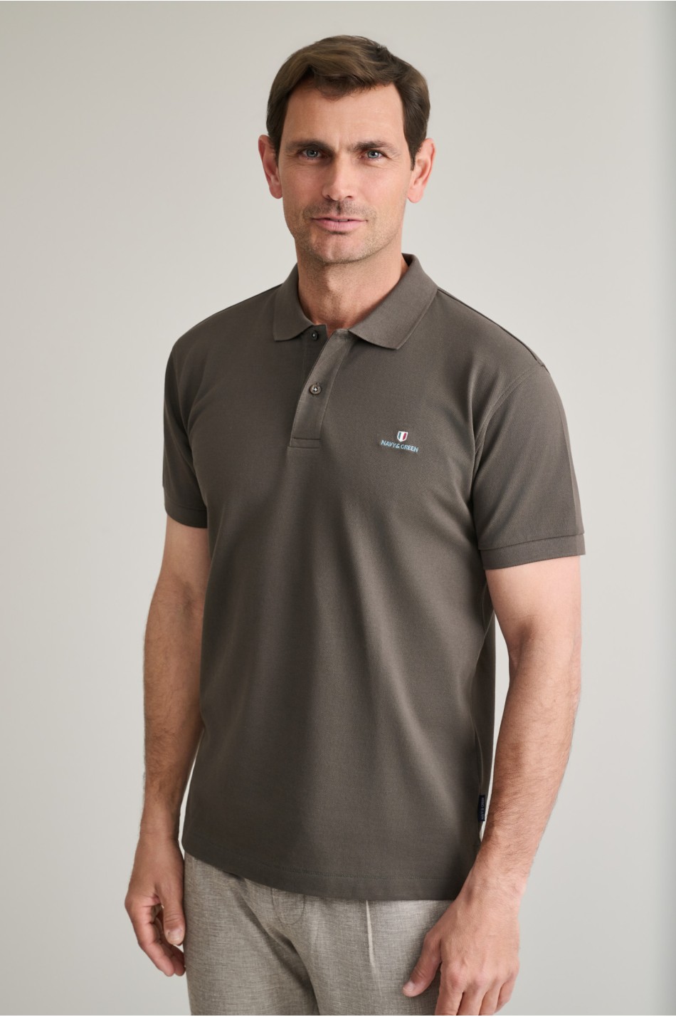 ΜΠΛΟΥΖΑΚΙ ΠΟΛΟ M/ΧΡΩΜΟ, CUSTOM FIT