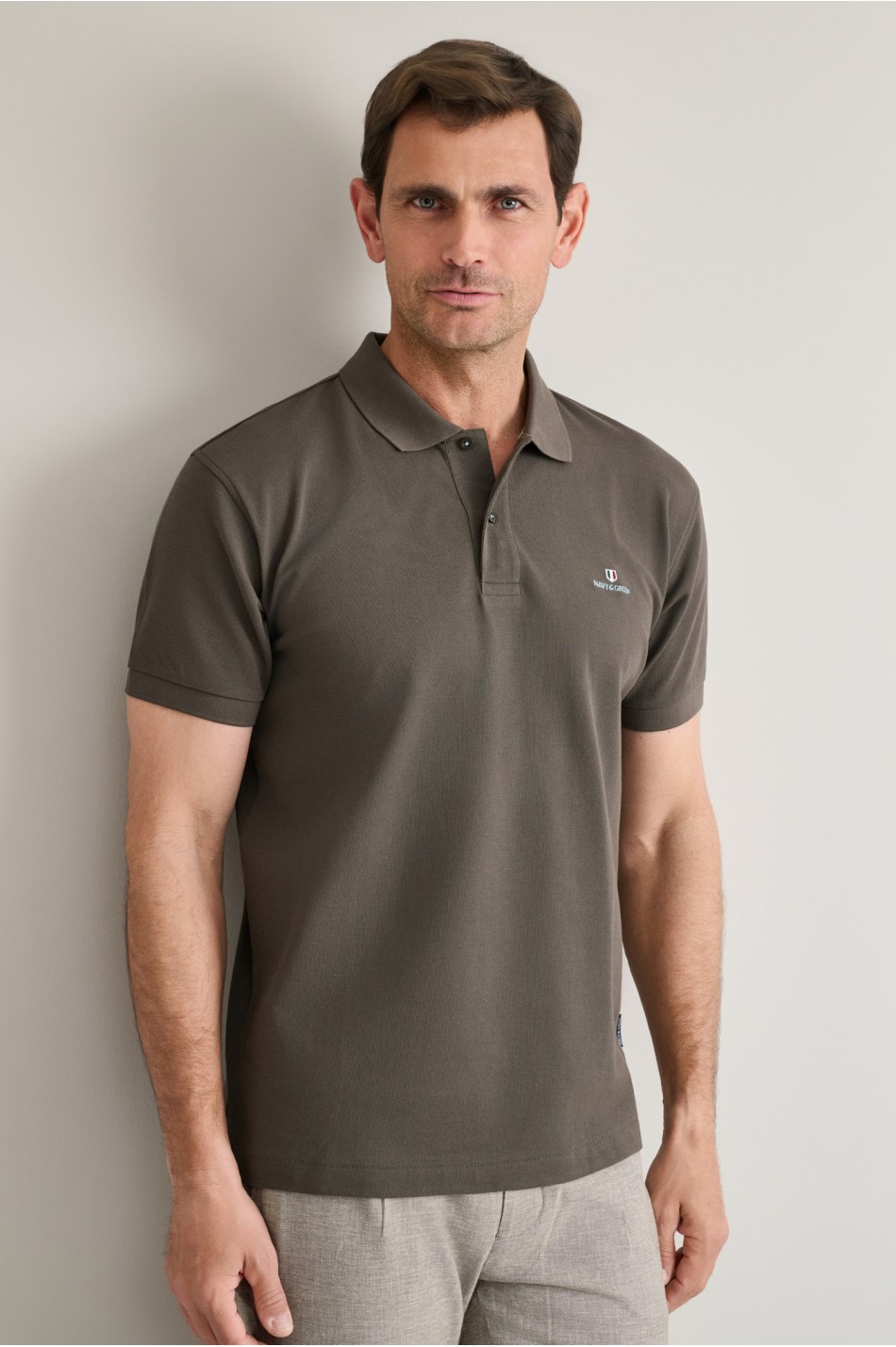 ΜΠΛΟΥΖΑΚΙ ΠΟΛΟ M/ΧΡΩΜΟ, CUSTOM FIT