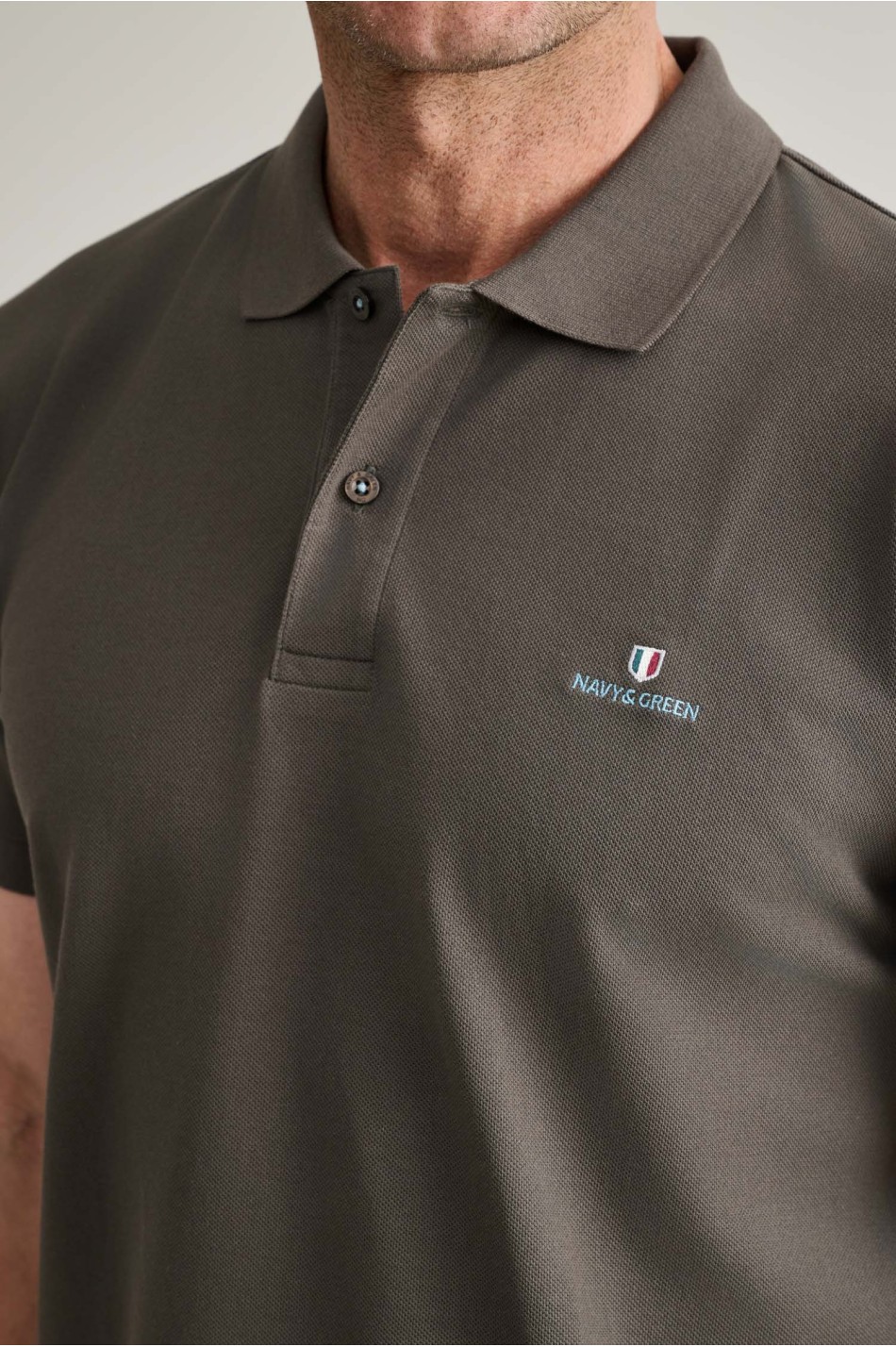 ΜΠΛΟΥΖΑΚΙ ΠΟΛΟ M/ΧΡΩΜΟ, CUSTOM FIT