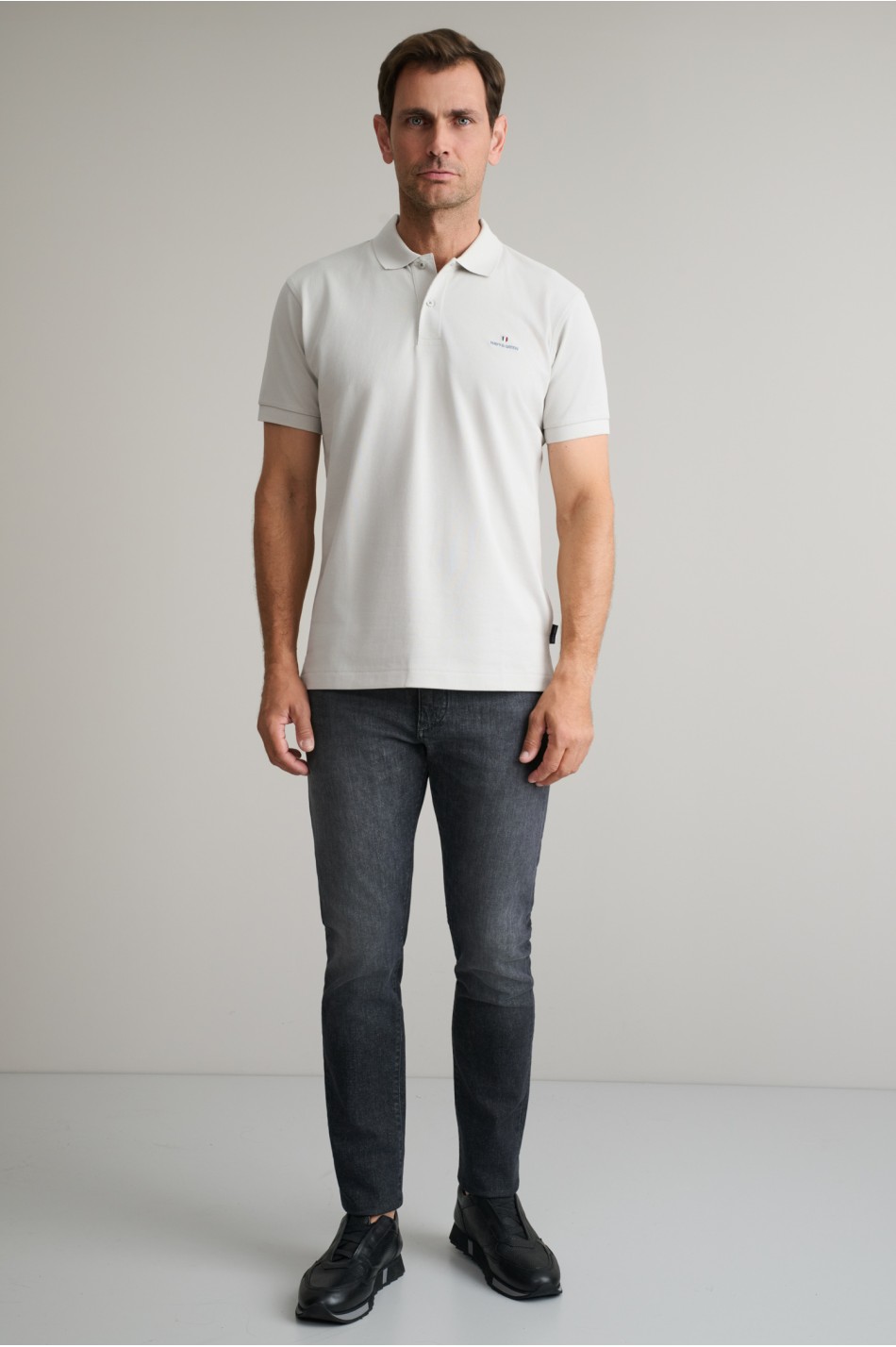 POLOSHIRT PIQUE, SOLID, CUSTOM FIT, SHORT SLEEVE
