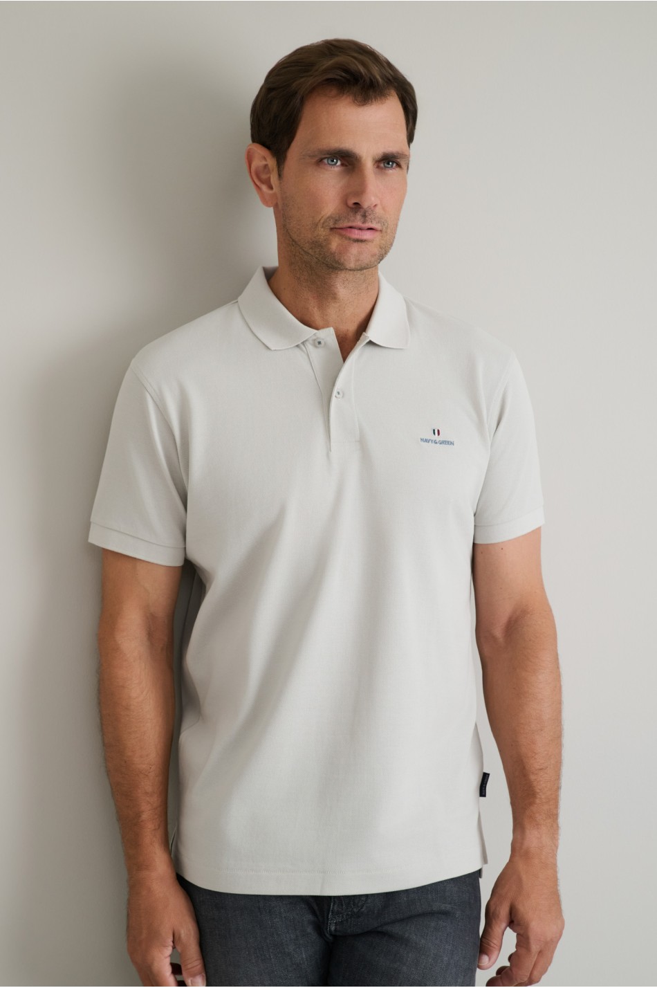 POLOSHIRT PIQUE, SOLID, CUSTOM FIT, SHORT SLEEVE