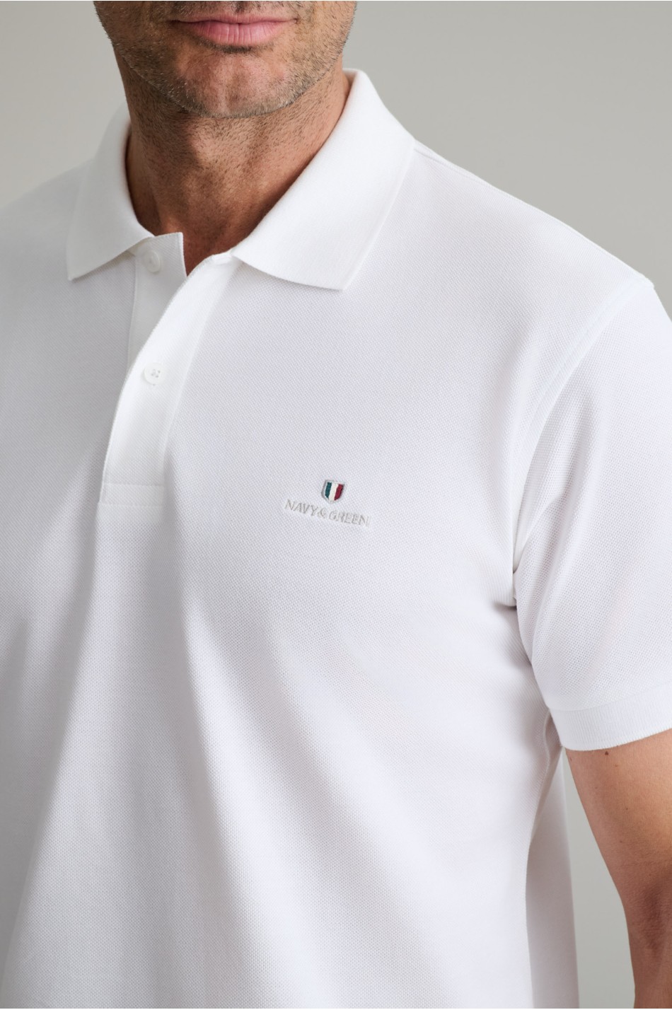 POLOSHIRT PIQUE, SOLID, CUSTOM FIT, SHORT SLEEVE