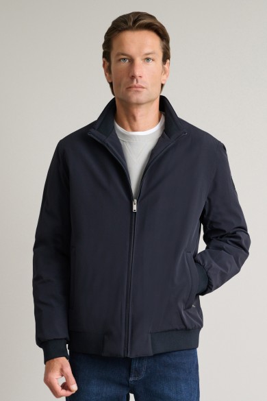 Bomber jacket με καπιτονέ εσωτερική φόδρα και τσέπες Bomber jacket με καπιτονέ εσωτερική φόδρα και τσέπες