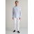 LINEN BLUE/WHITE 