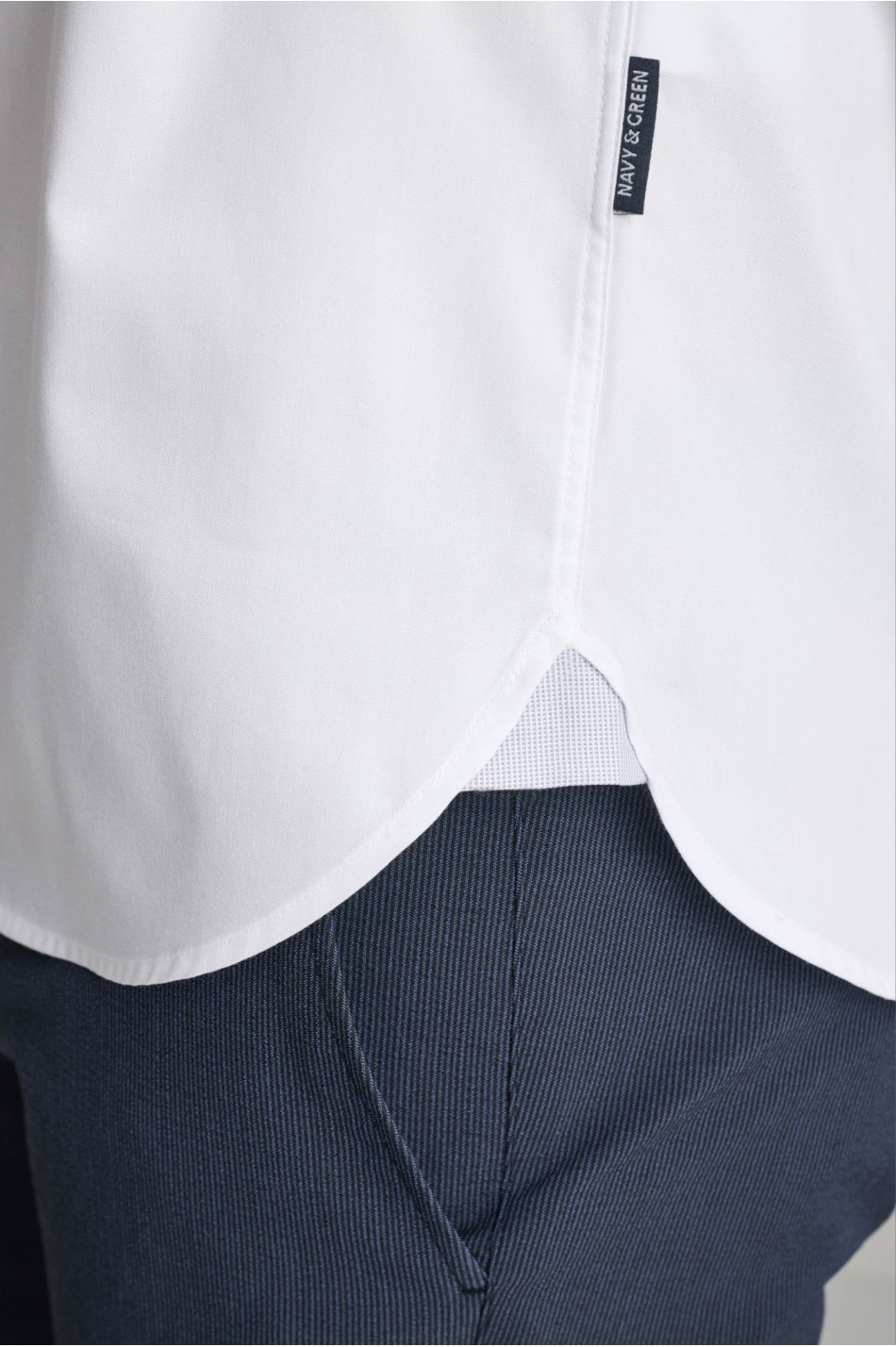 Wrinkle-free button-down pinpoint shirt