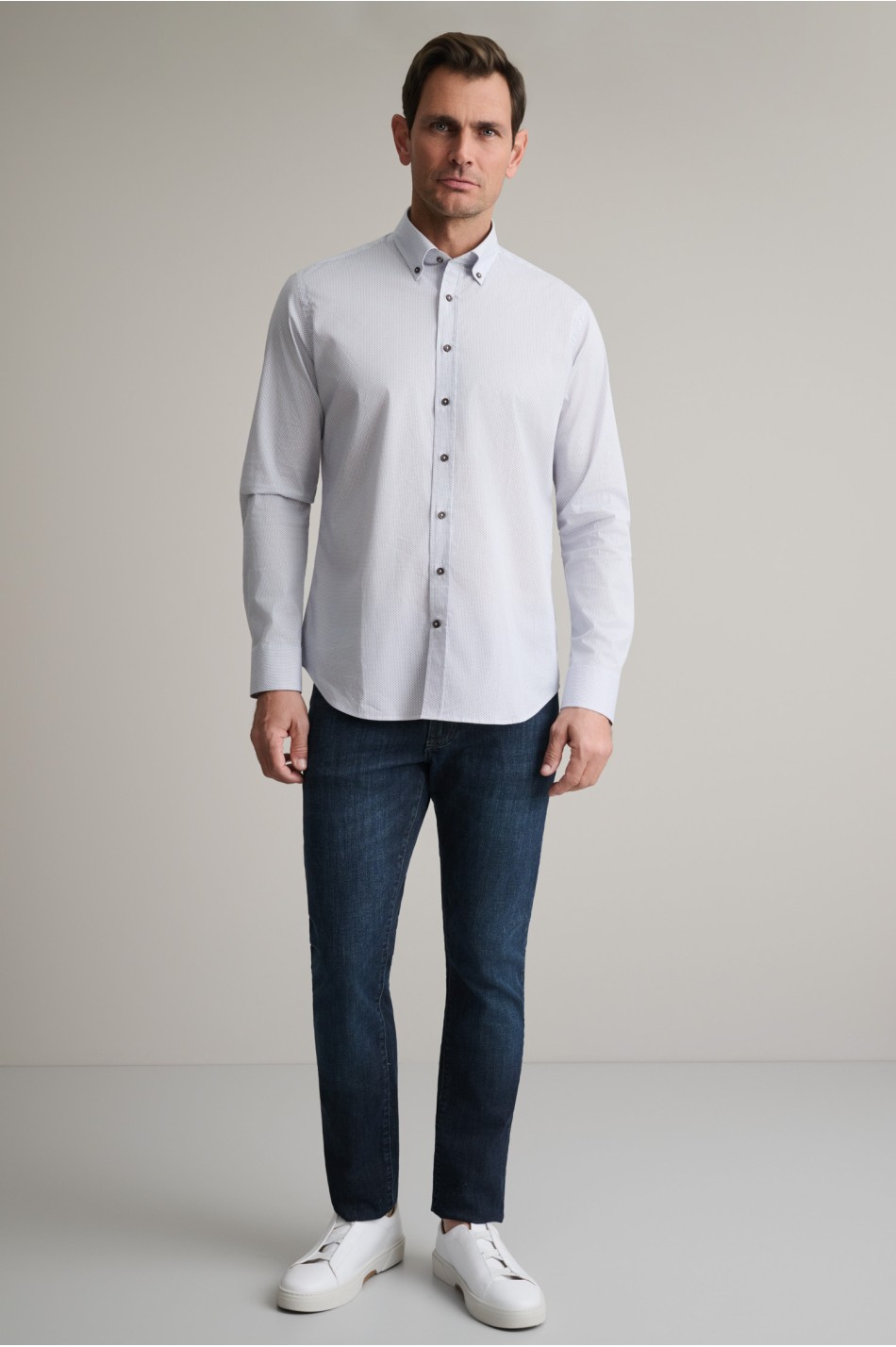 All over print button-down πουκάμισο