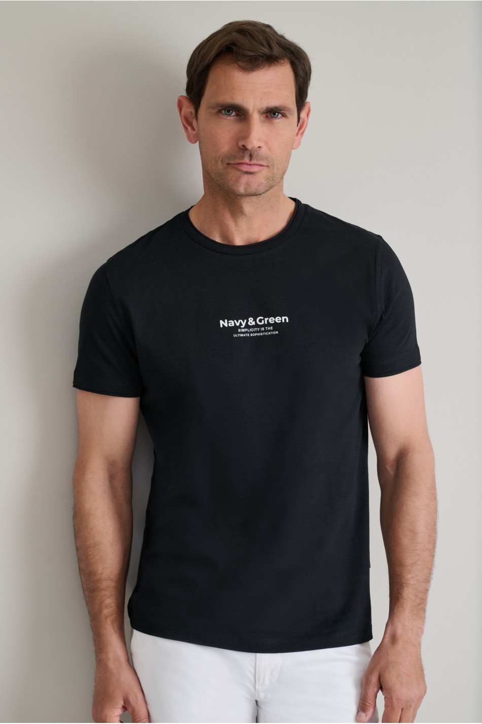 Cotton crew neck t-shirt