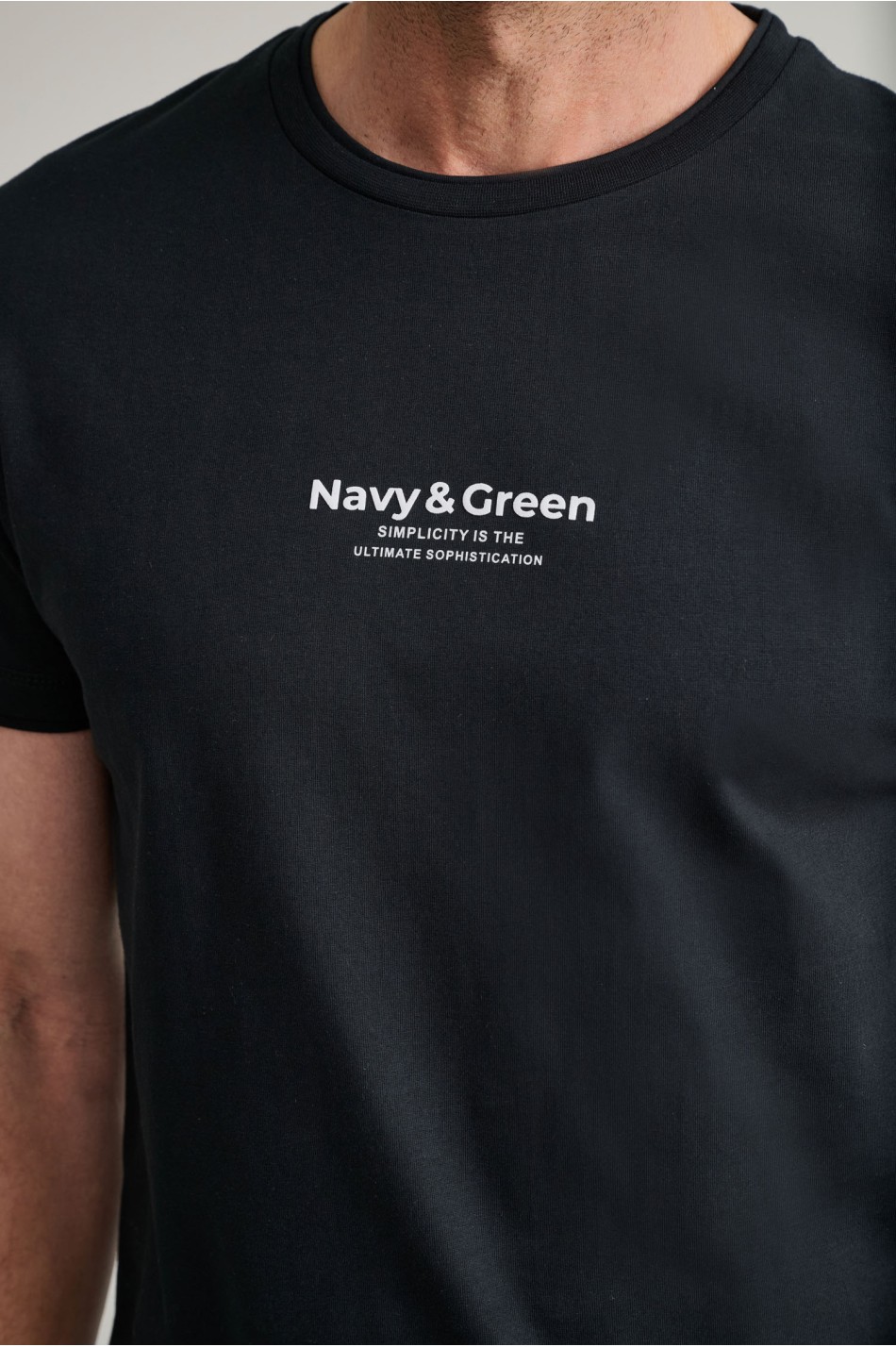 Cotton crew neck t-shirt
