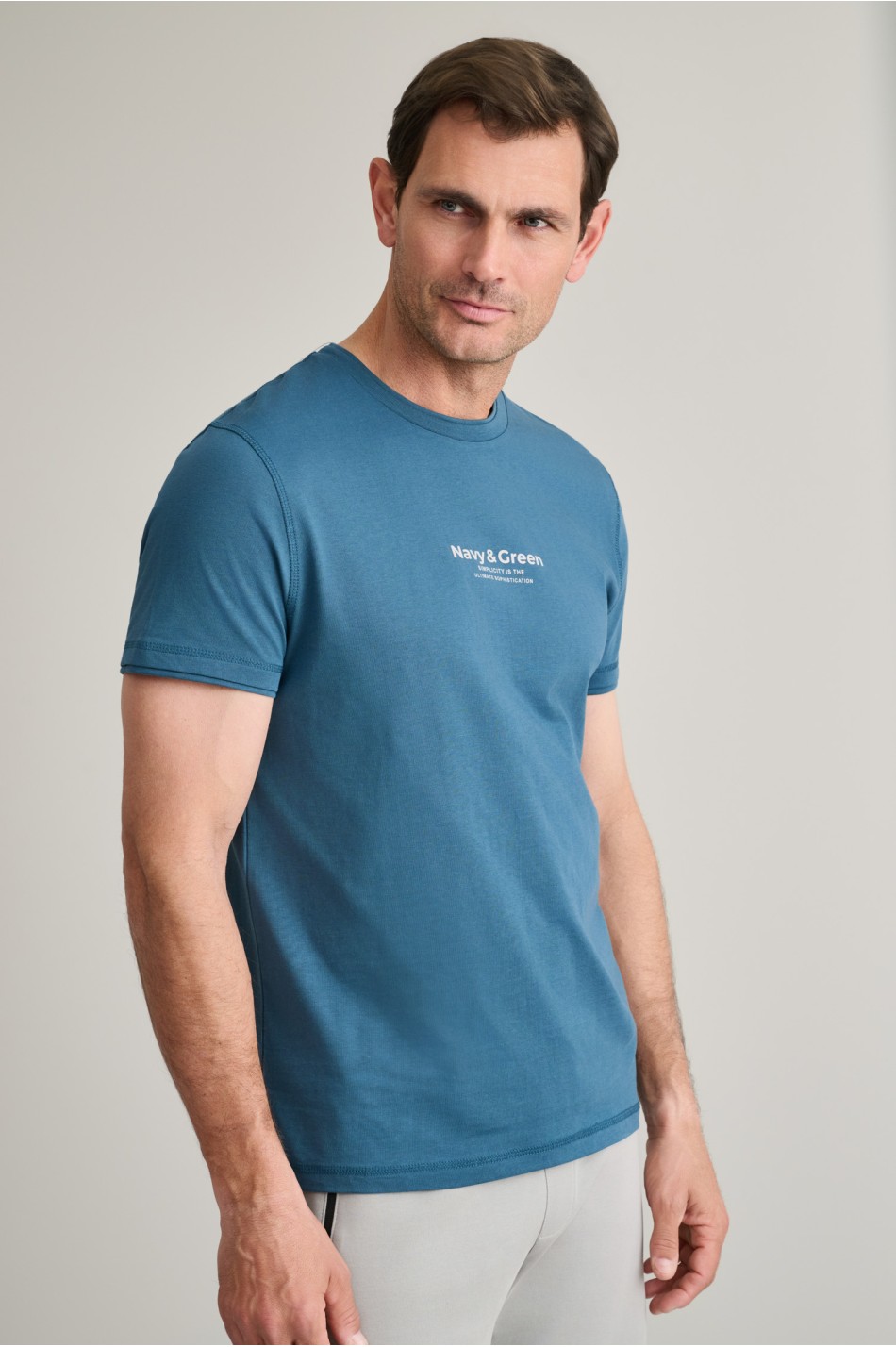 Cotton crew neck t-shirt