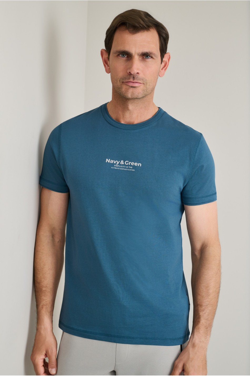 Cotton crew neck t-shirt