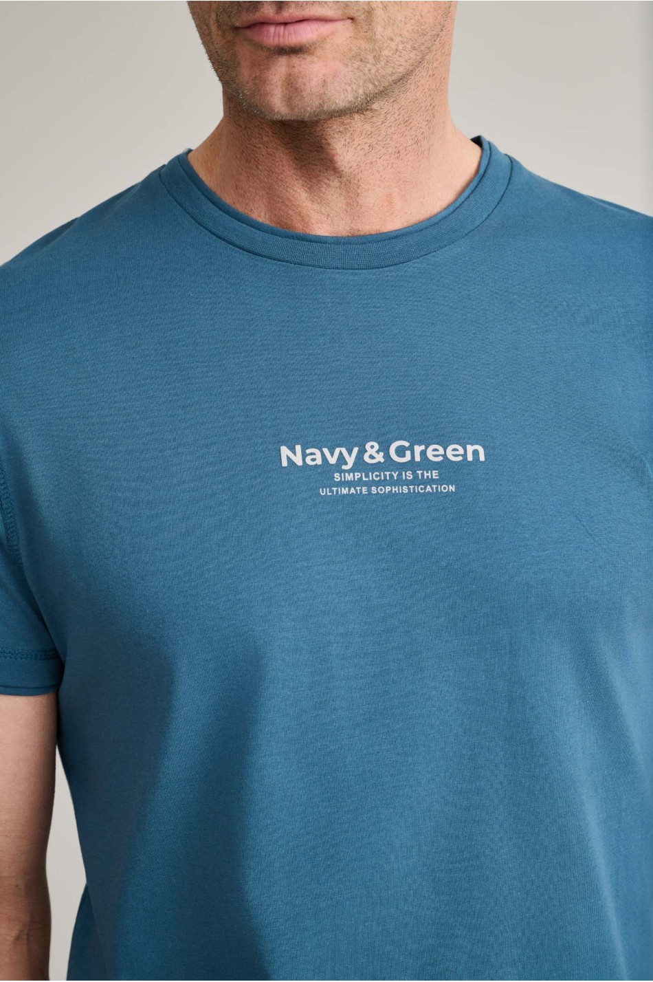 Cotton crew neck t-shirt