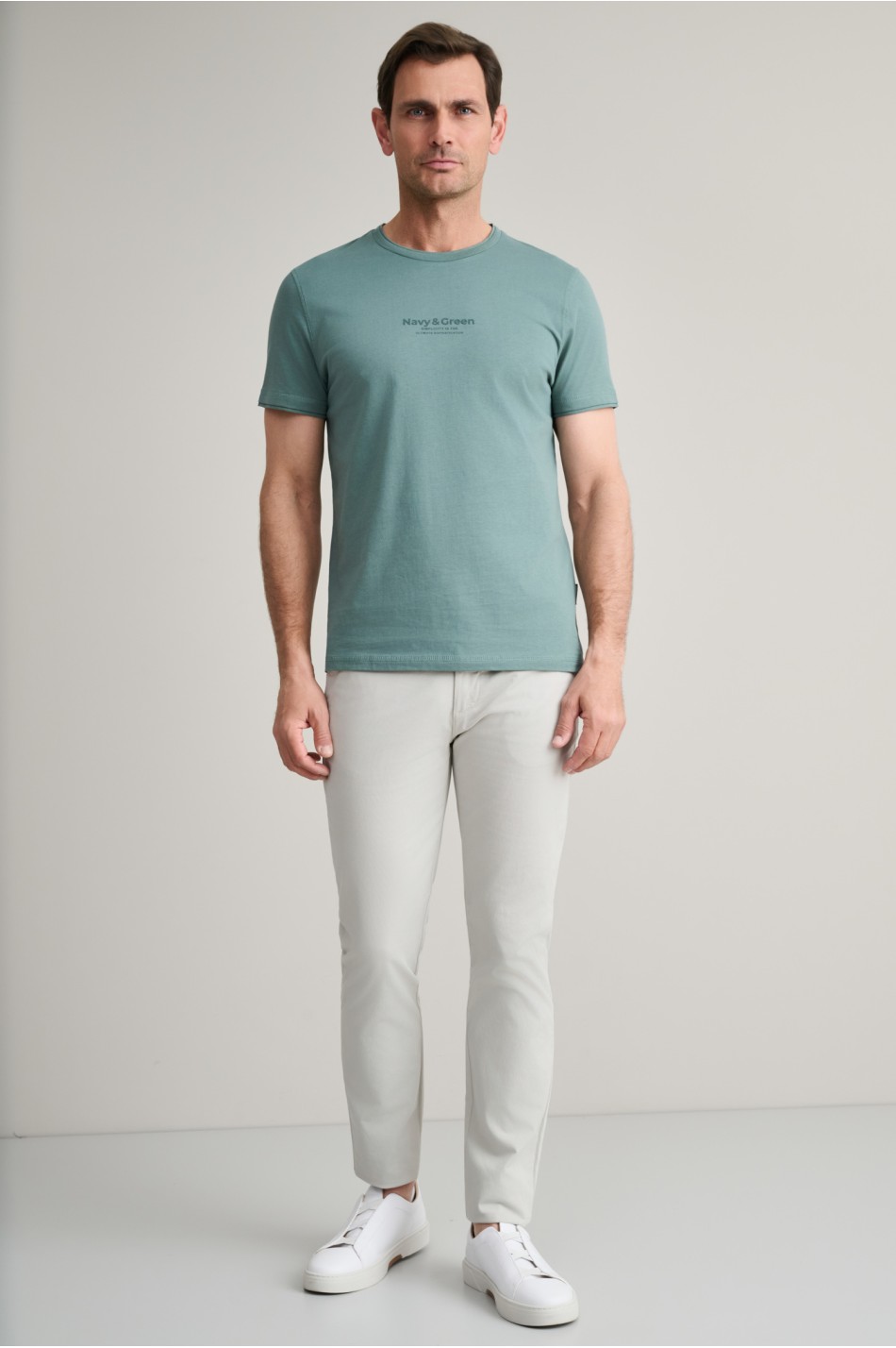 Cotton crew neck t-shirt