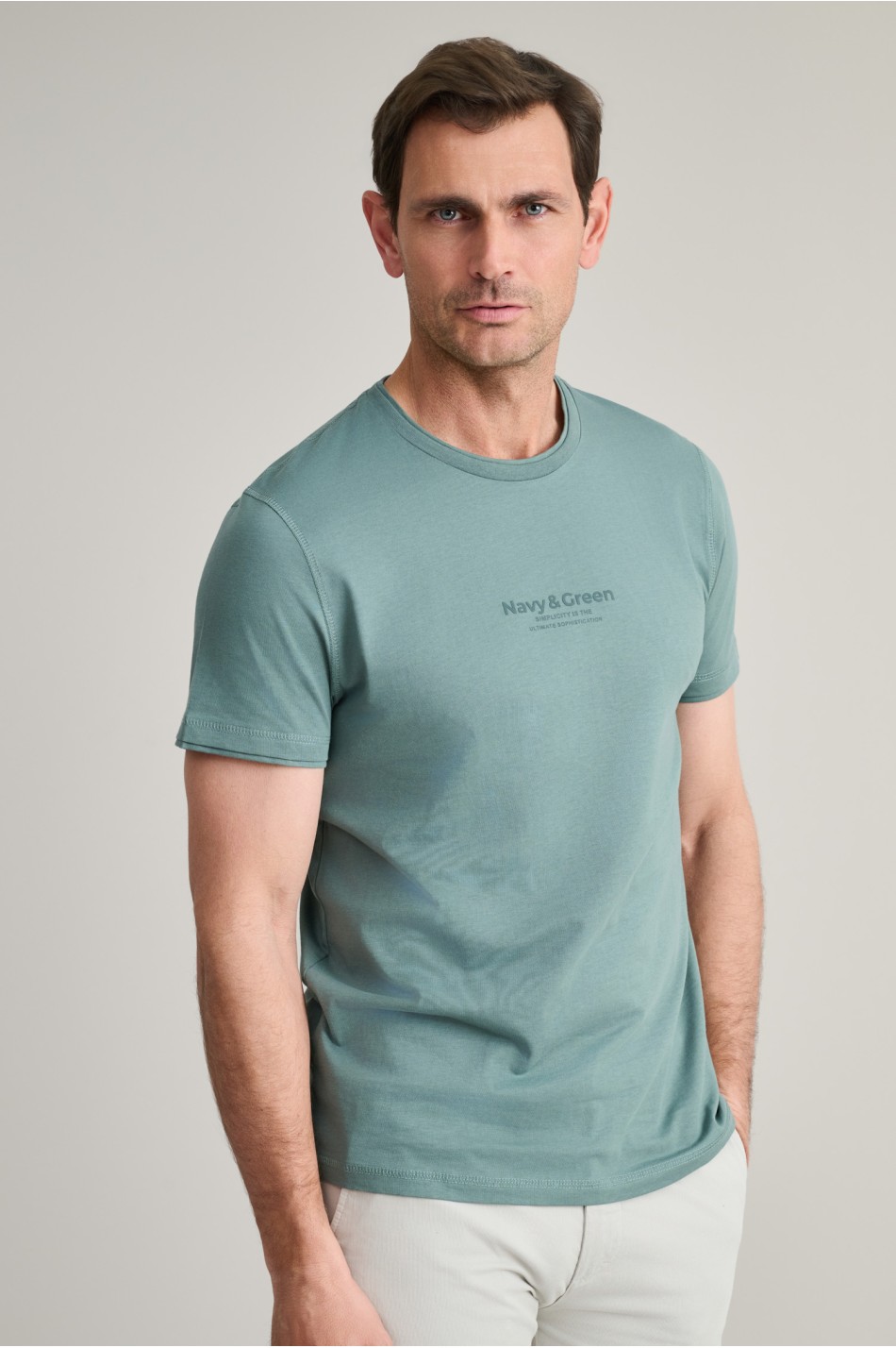 Cotton crew neck t-shirt