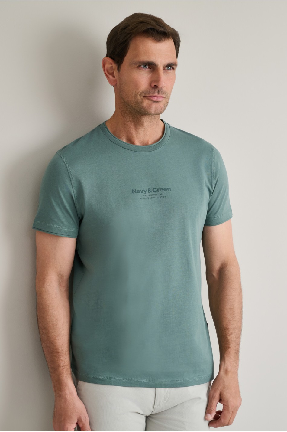 Cotton crew neck t-shirt
