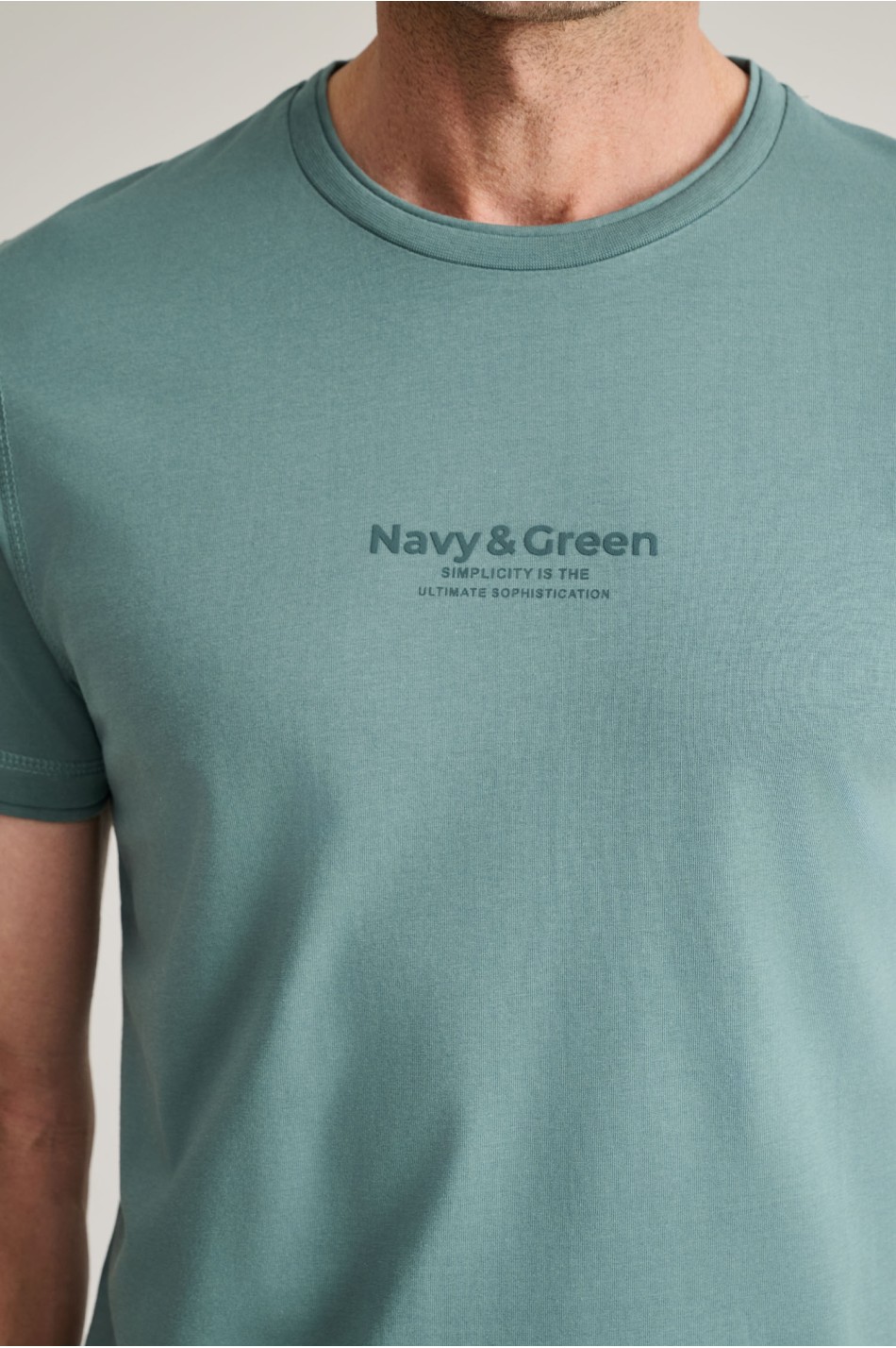 Cotton crew neck t-shirt