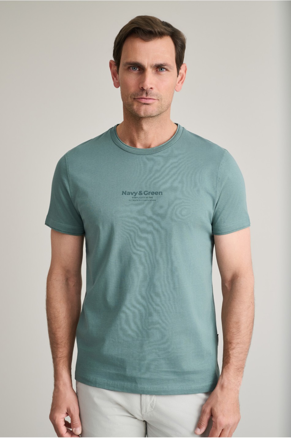 Cotton crew neck t-shirt