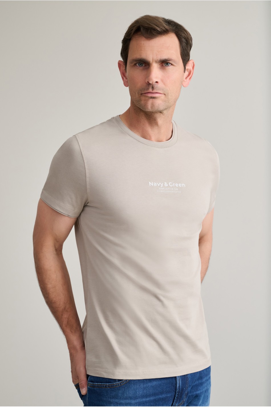 Cotton crew neck t-shirt