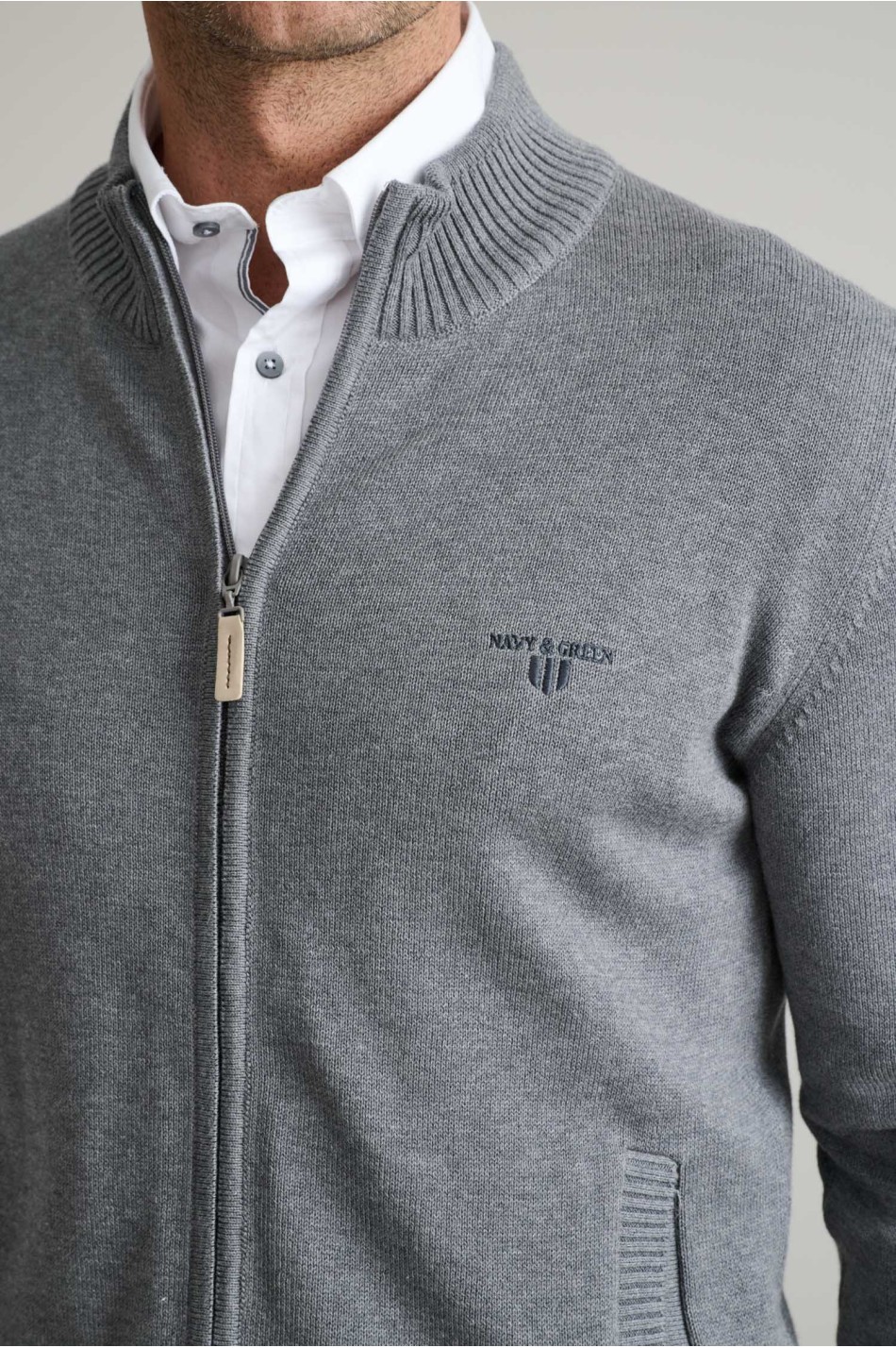 CARDIGAN WITH ZIPPER