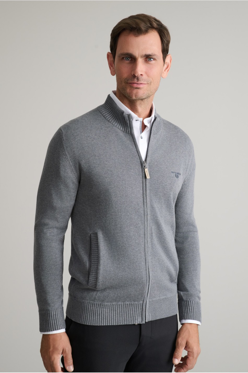 CARDIGAN WITH ZIPPER