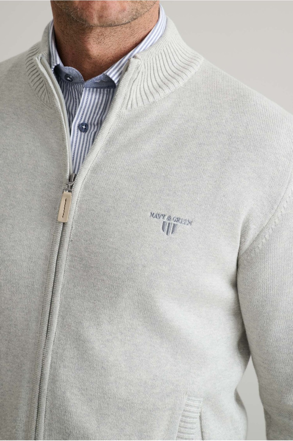 CARDIGAN WITH ZIPPER