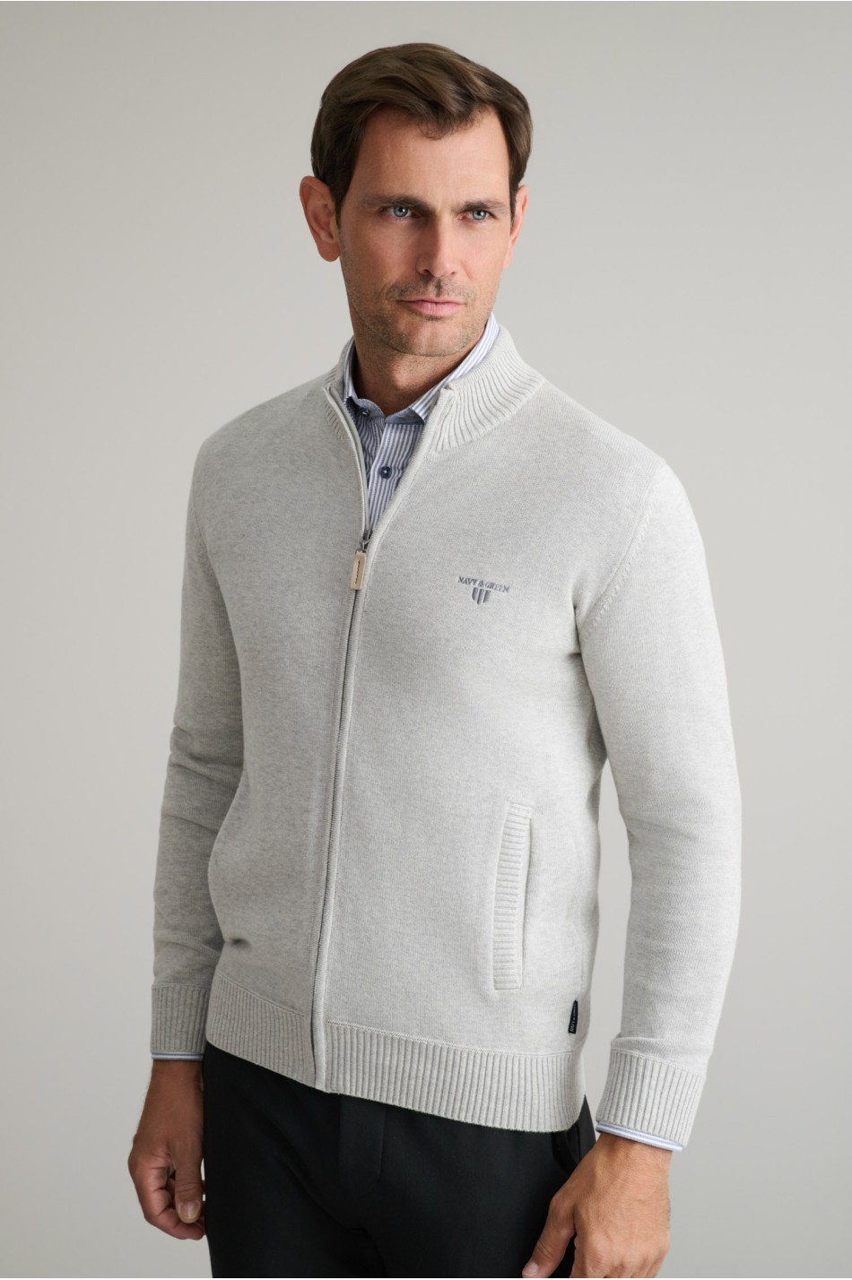 CARDIGAN WITH ZIPPER
